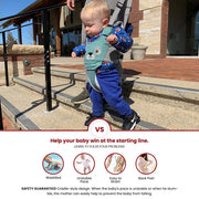 Baby Walking Harness - Handheld Kids Walker Helper - Toddler Infant Walker Harness Assistant Belt - Help Baby Walk - Child Learning Walk Support Assist Trainer Tool - for 7-24 Month Old,Green,F111287