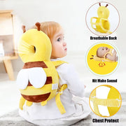 Baby Head Protector Safety Pad Cushion Cartoon anti Fall Back Pillow Headrest Newborn Highly Elastic Protection Backpack