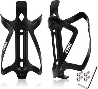 Bike Water Bottle Holder, 2-Pack Bike Water Bottle Cage for Road Bike/Mountain Bike，Black
