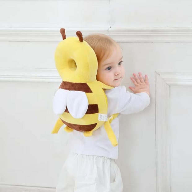 Baby Head Protector Safety Pad Cushion Cartoon anti Fall Back Pillow Headrest Newborn Highly Elastic Protection Backpack