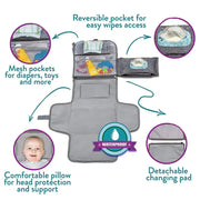 Portable Changing Pad for Baby Diaper Bag and Travel Changing Station Foldable Baby Diaper Changing Pad Waterproof Newborn Diape