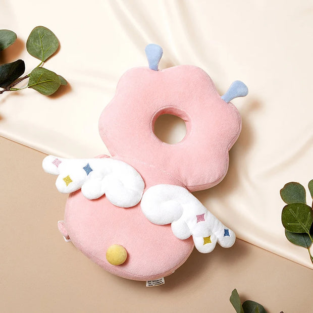 Baby Head Protector Safety Pad Cushion Cartoon anti Fall Back Pillow Headrest Newborn Highly Elastic Protection Backpack