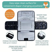 Baby Outdoor Foldable Changing Pad, Baby Travel Portable Diaper Pad, Newborn Mother and Baby Bag, Baby Diaper Changing Pad